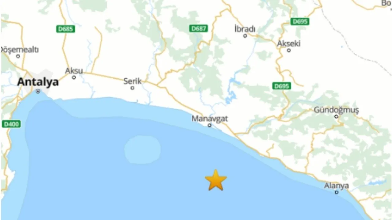 Antalya Korfezinde 42 Buyuklugunde Deprem