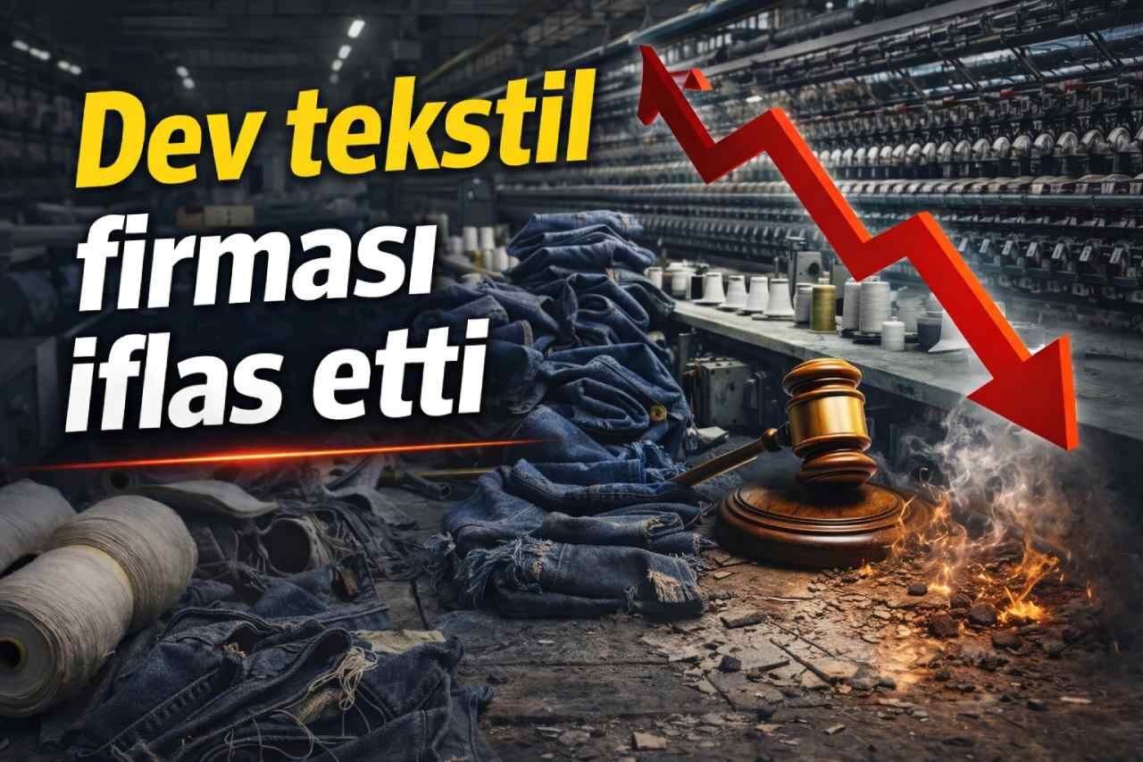 Dev tekstil firması iflas etti