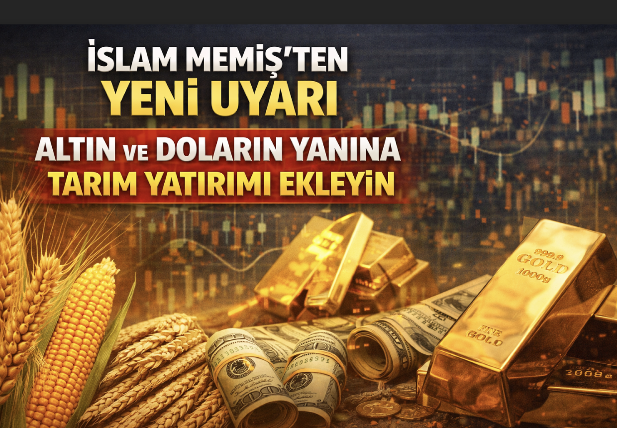 İslam Memiş’ten yeni uyarı: Altın ve doların yanına bir yatırım daha ekleyin
