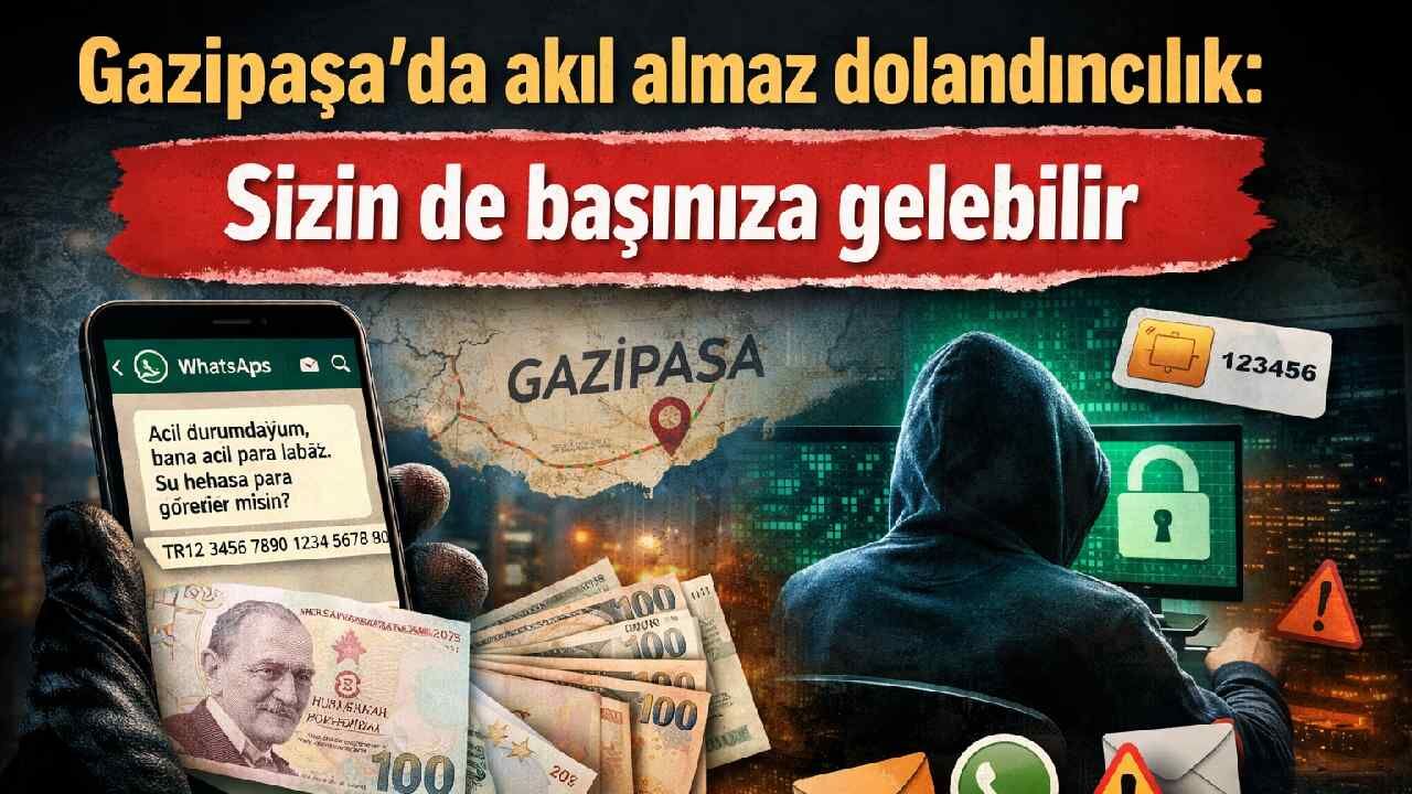 Gazipaşa'da akıl almaz dolandırıcılık: Sizin de başınıza gelebilir