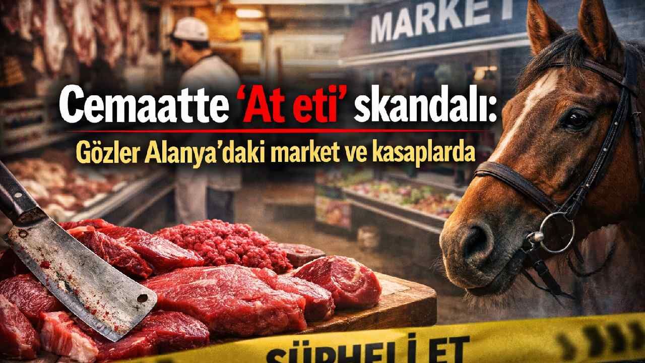 Cemaatte 'At eti' skandalı: Gözler Alanya'daki market ve kasaplarda
