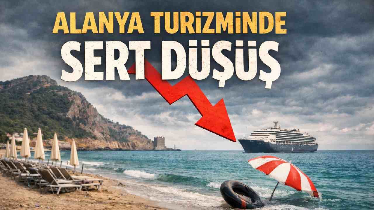 Alanya turizminde sert düşüş
