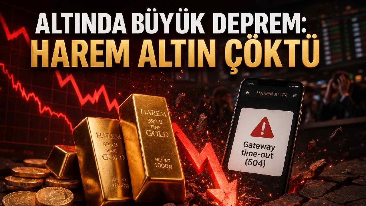 Altında büyük deprem: Harem Altın sunucularını kapattı