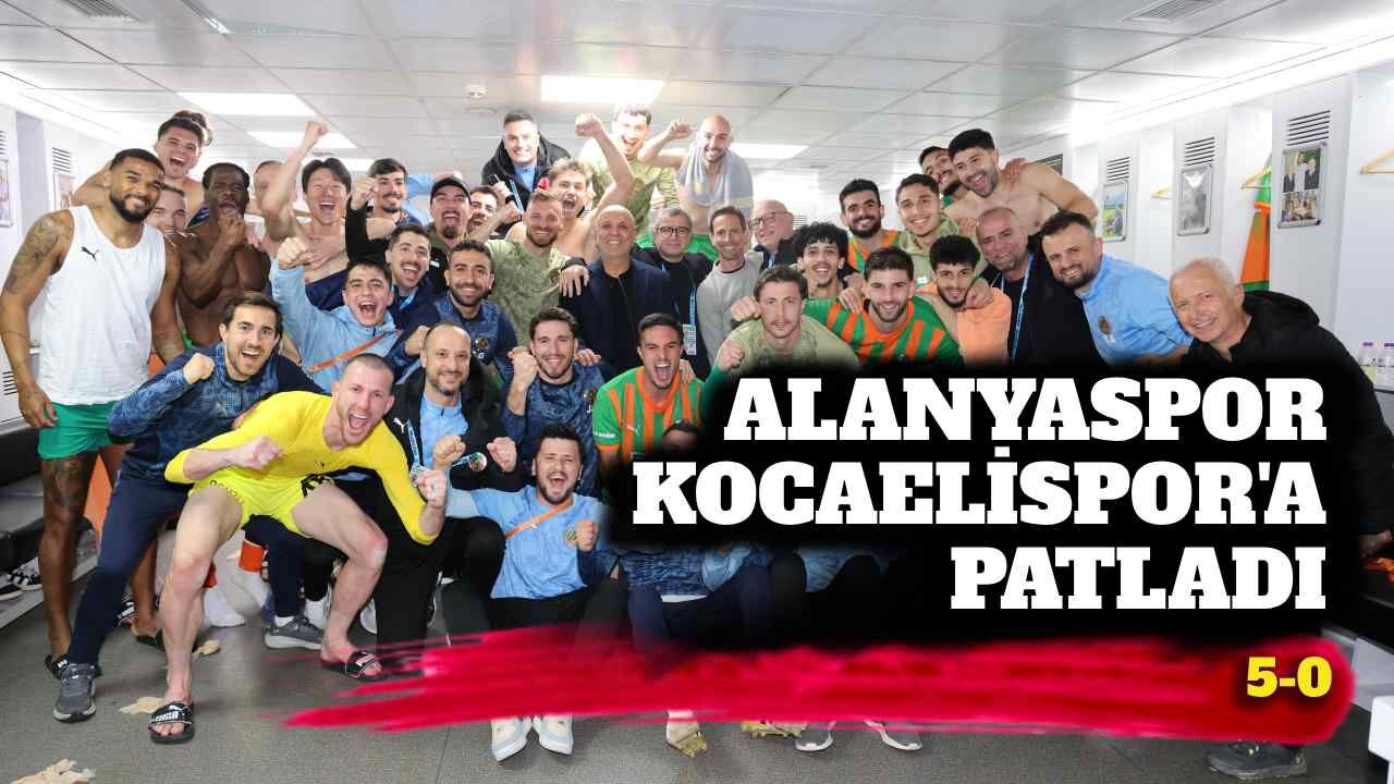 Alanyaspor Kocaelispor'a patladı: 5-0