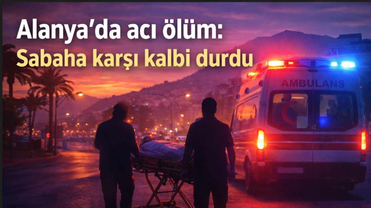 Alanya'da acı ölüm: Sabaha karşı kalbi durdu