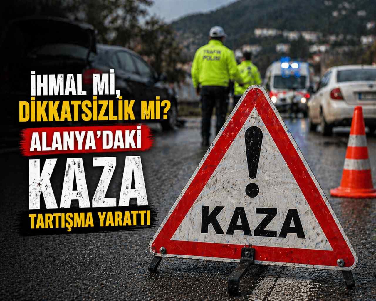 İhmal mi, dikkatsizlik mi? Alanya’daki kaza tartışma yarattı