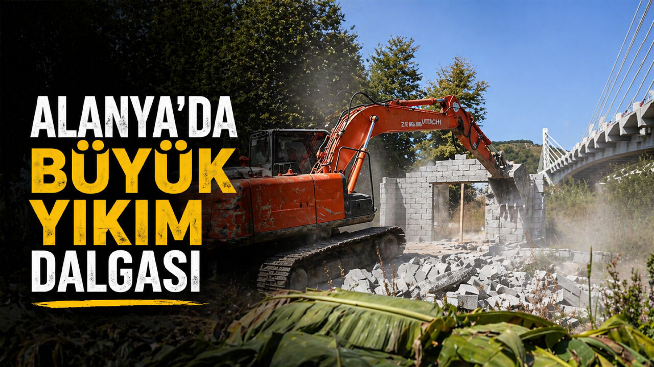 Alanya Belediyesi'nden 483 bin metrekarelik yıkım ihalesi