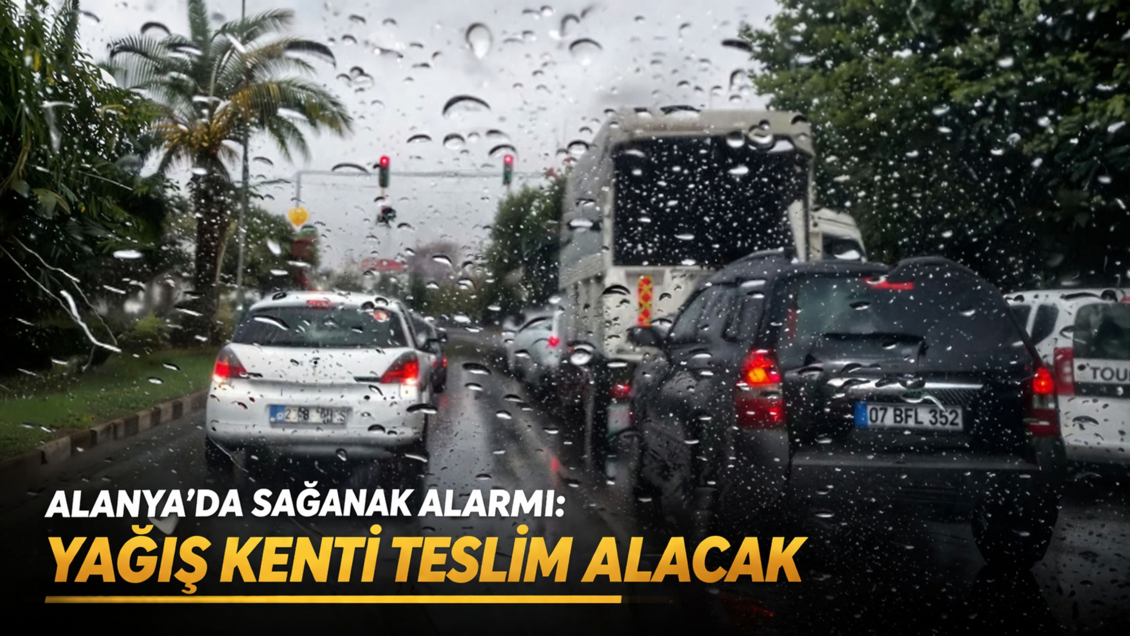Alanya'da sağanak alarmı: Yağış kenti teslim alacak