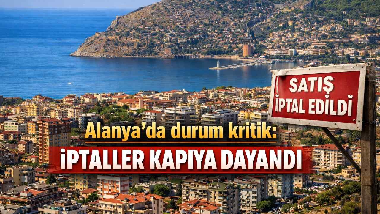 Alanya'da durum kritik: İptaller kapıya dayandı