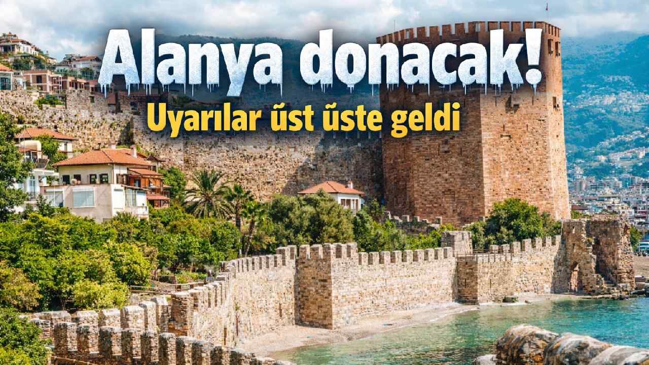 Alanya donacak! Soğuk hava ve karla karışık yağmur etkili olacak