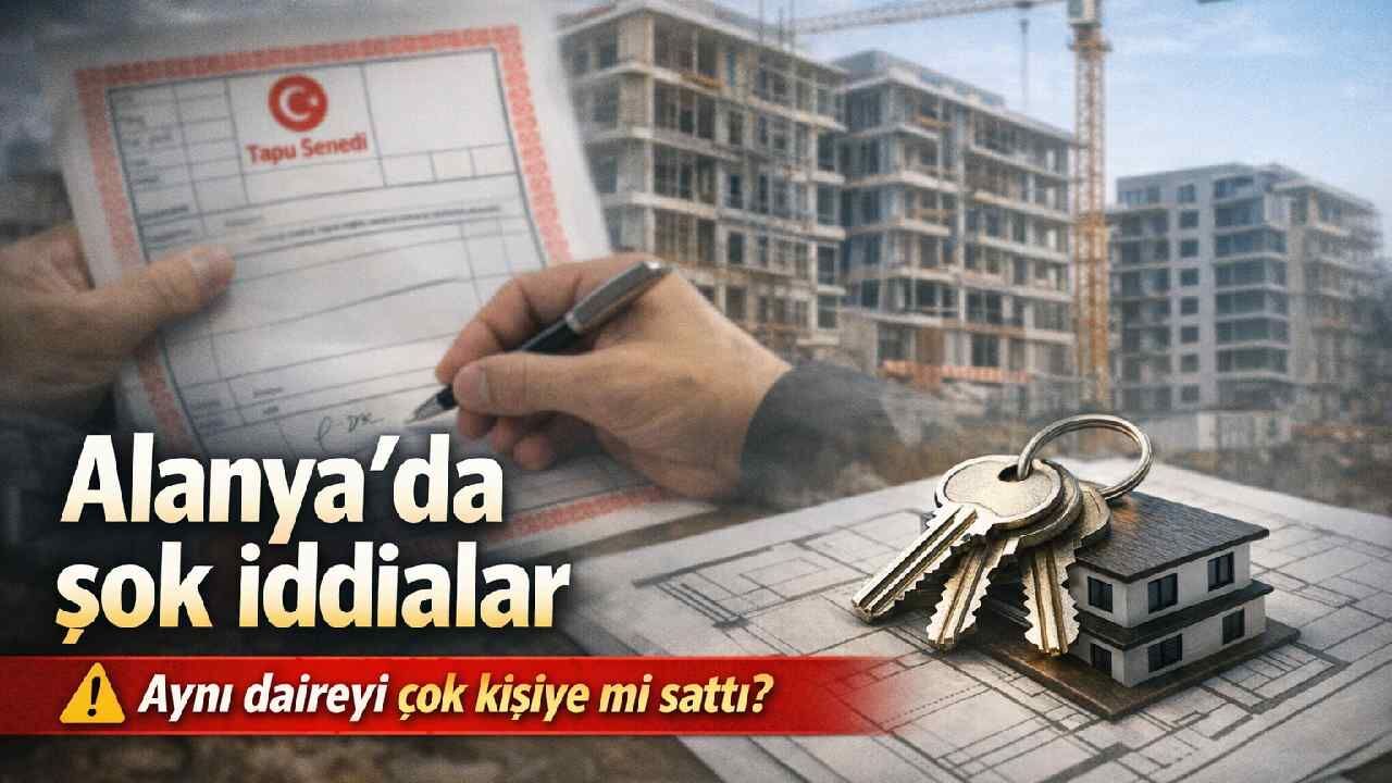 Alanya'da şok iddialar: Müteahhit aynı daireyi çok sayıda kişiye mi satmış?