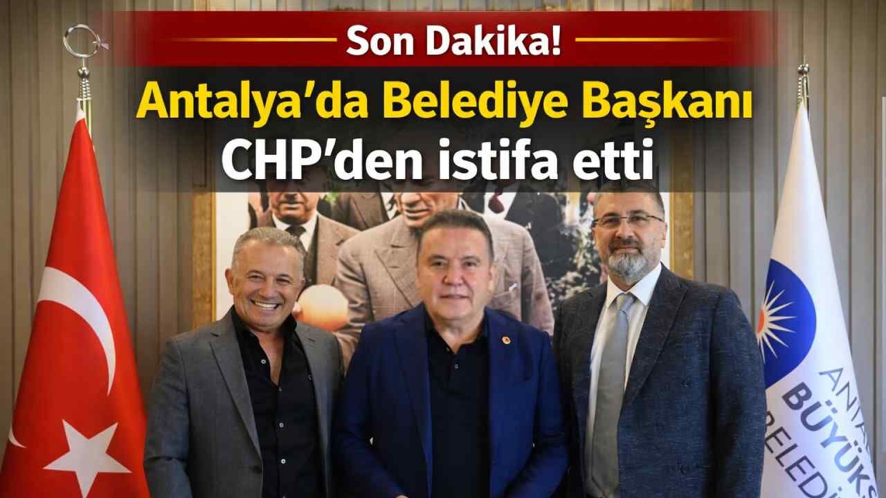 Son Dakika! Serik Belediye Başkanı Kadir Kumbul CHP’den istifa etti