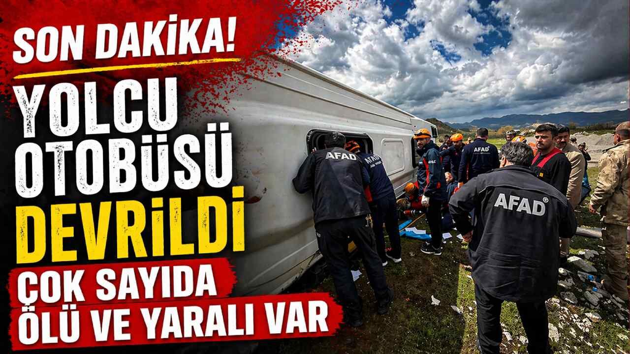 Diyarbakır-Bingöl yolunda yolcu midibüsü devrildi, ölü ve yaralılar var
