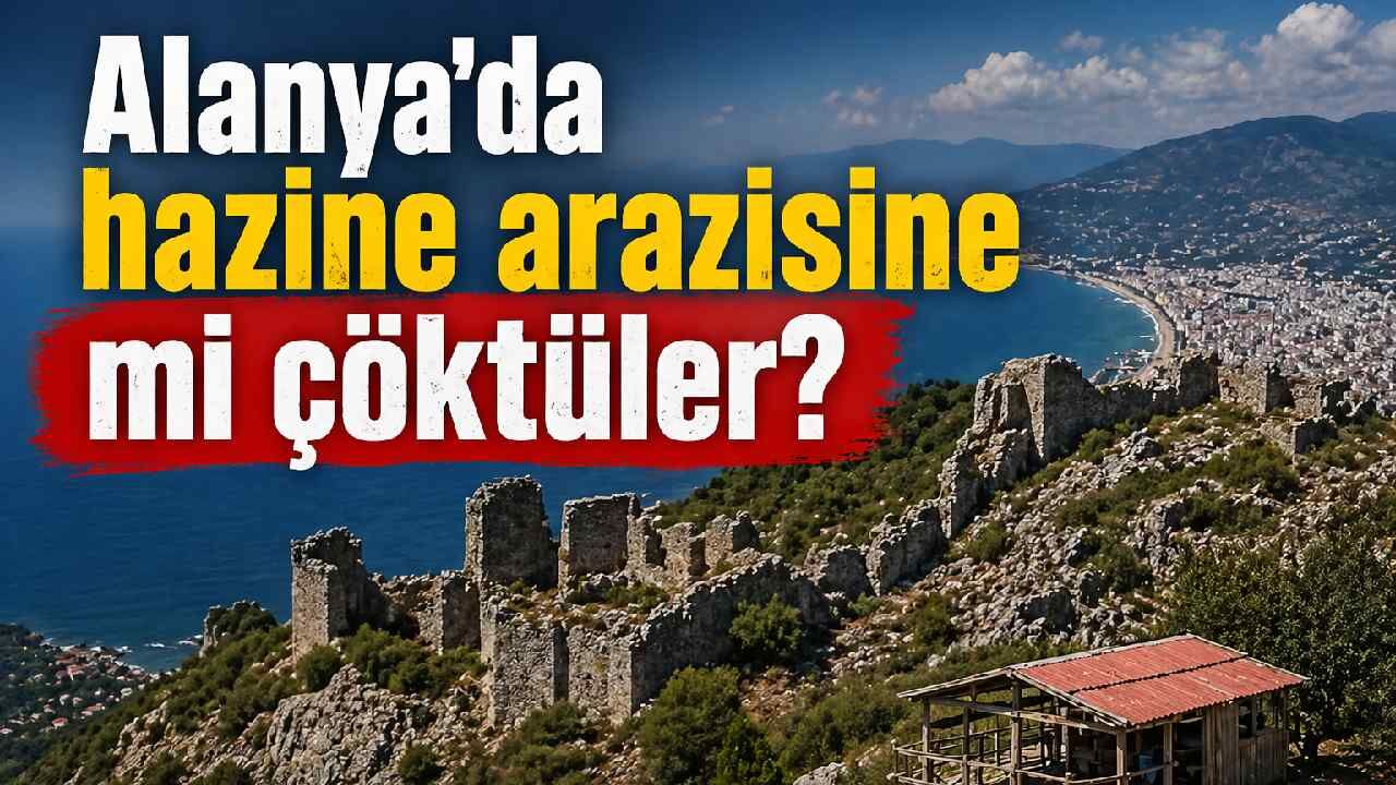 Alanya'da hazine arazisine mi çöktüler?