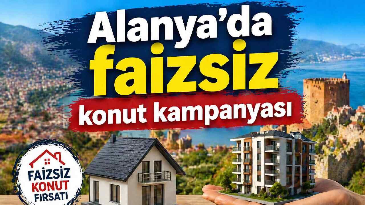 Alanya’da faizsiz konut kampanyası: HEKİMSEN yeni sistemi duyurdu
