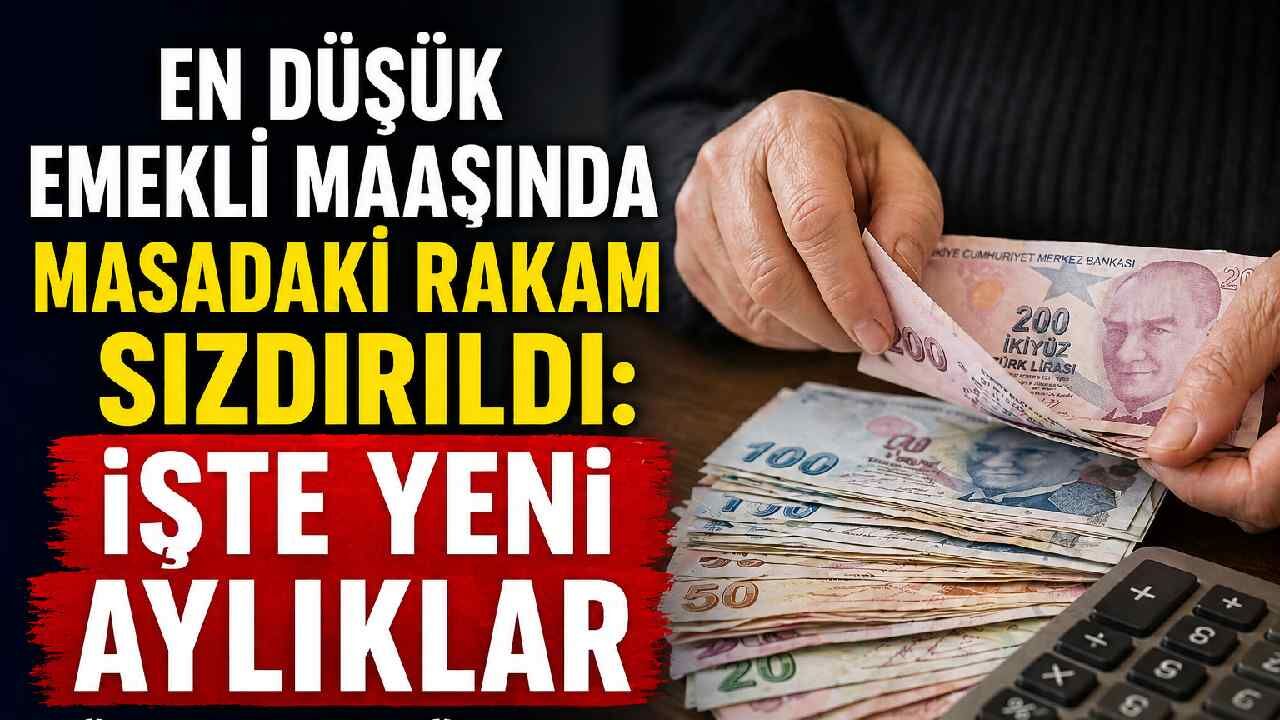 En düşük emekli maaşında masadaki rakam sızdırıldı: İşte yeni aylıklar