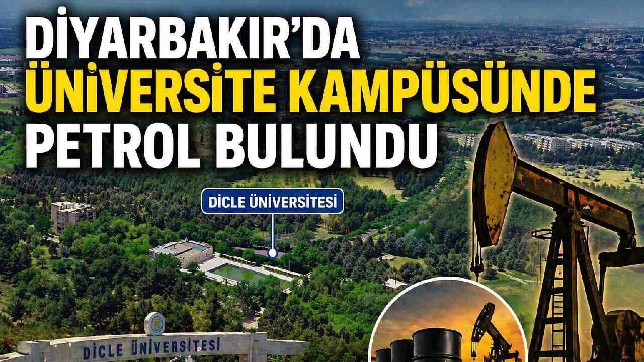 Diyarbakır'da üniversite kampüsünde petrol bulundu
