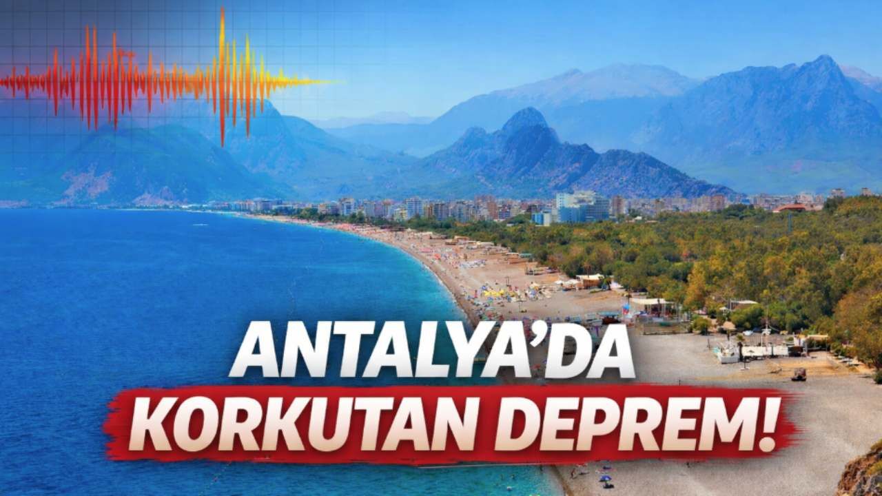 Antalya'da korkutan deprem! Vatandaşlar sabah saatlerinde panik yaşadı