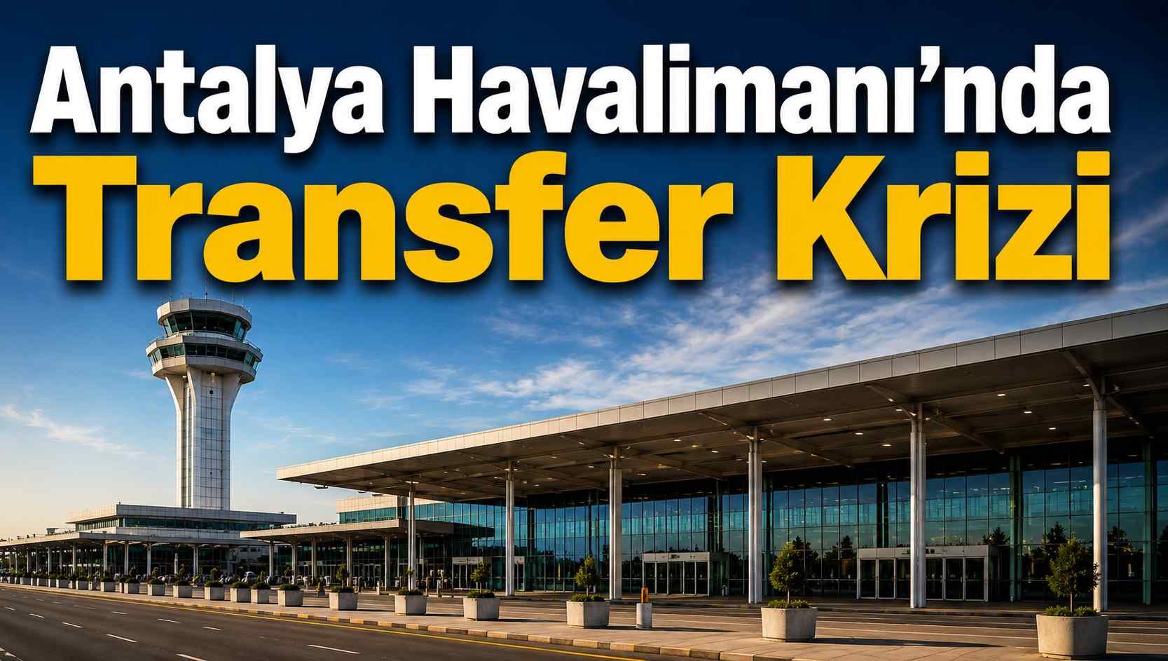 Antalya Havalimanı’nda transfer krizi