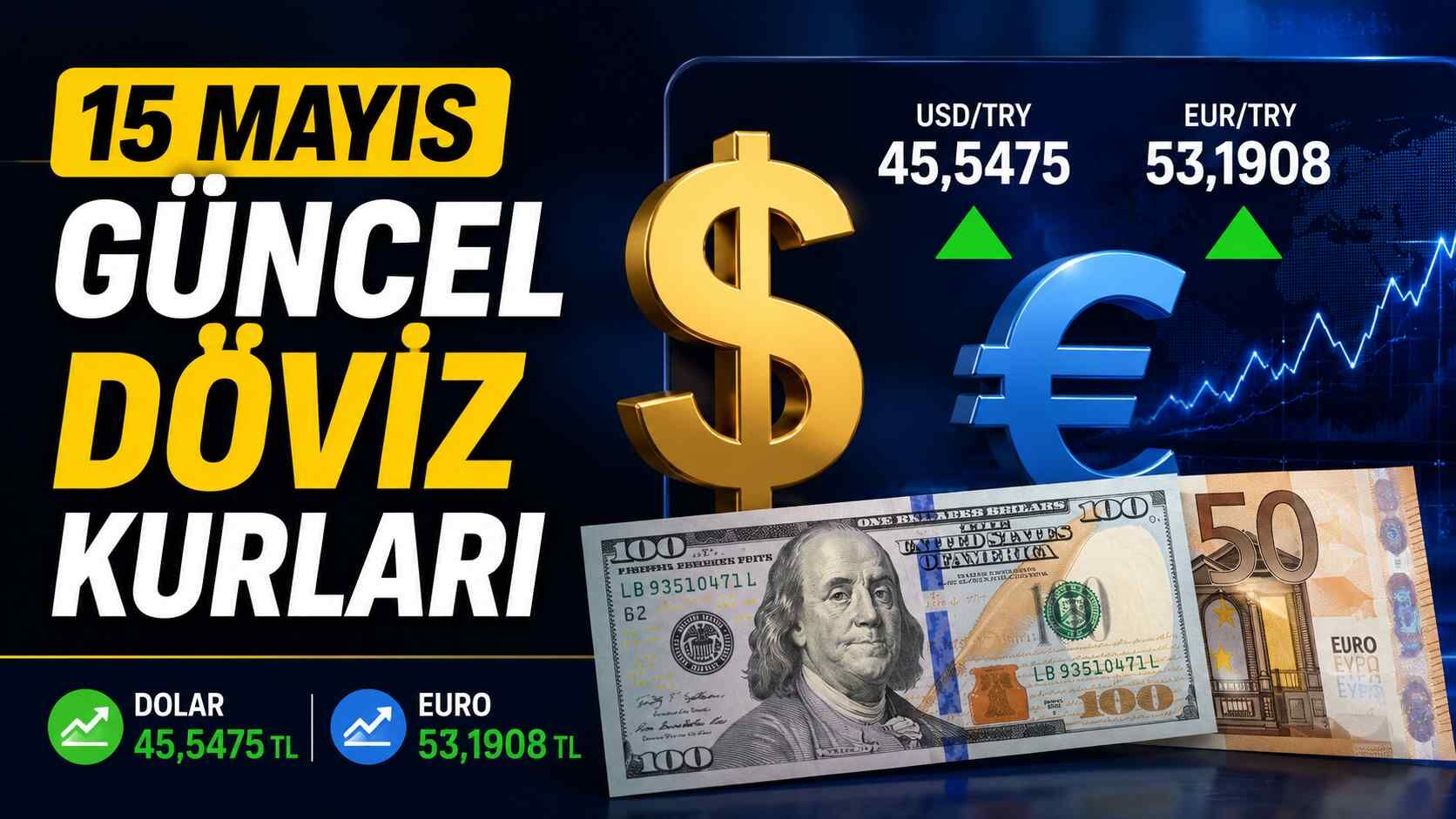 15 Mayıs güncel döviz kurları
