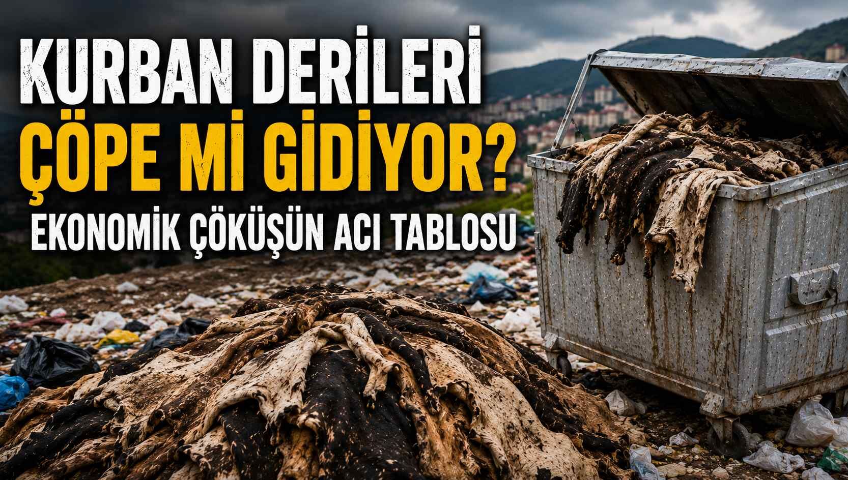 Kurban derileri çöpe mi gidiyor? Ekonomik çöküşün acı tablosu