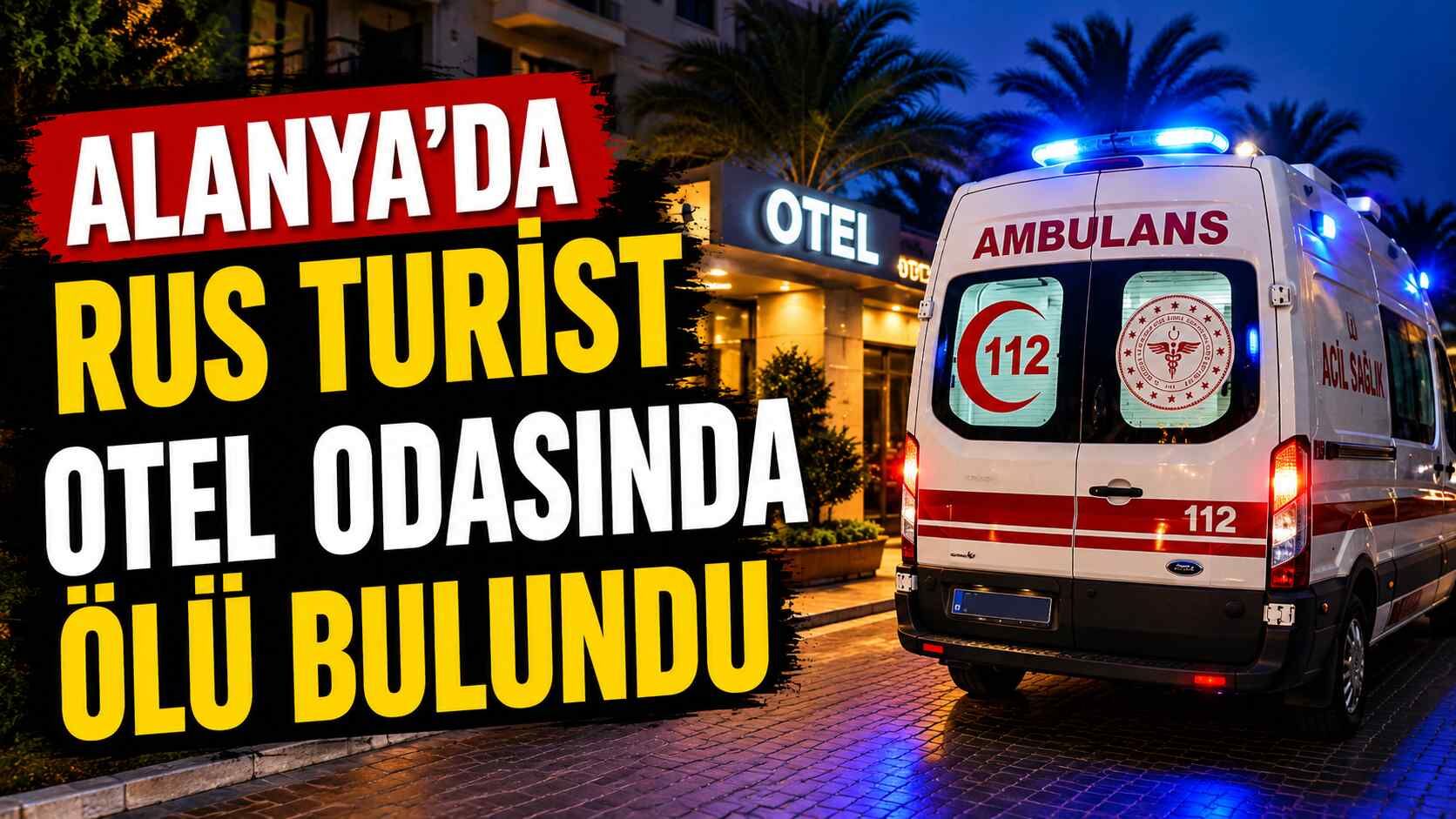 Alanya’da Rus turist otel odasında ölü bulundu