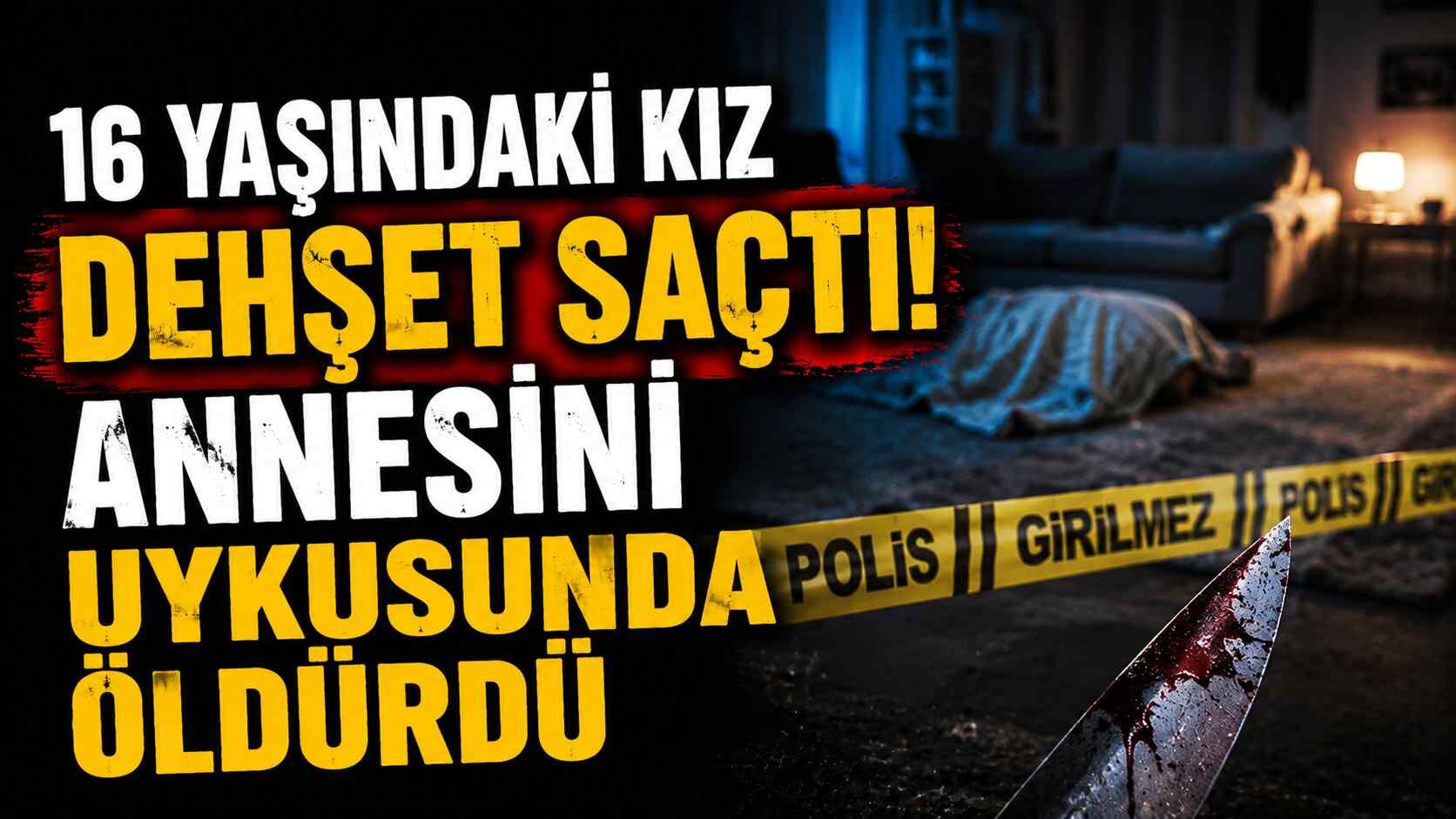 16 yaşındaki kız dehşet saçtı! Annesini uykusunda öldürdü