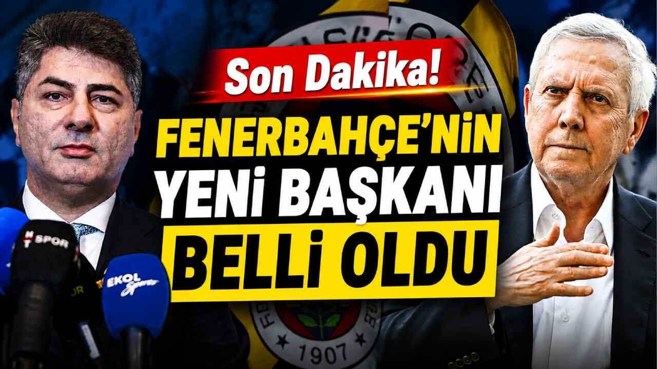 Son Dakika! Fenerbahçe'nin yeni başkanı belli oldu