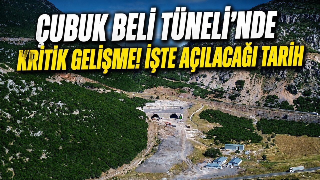 Korkuteli Çubuk Beli Tüneli'nde çalışmalar yeniden başladı