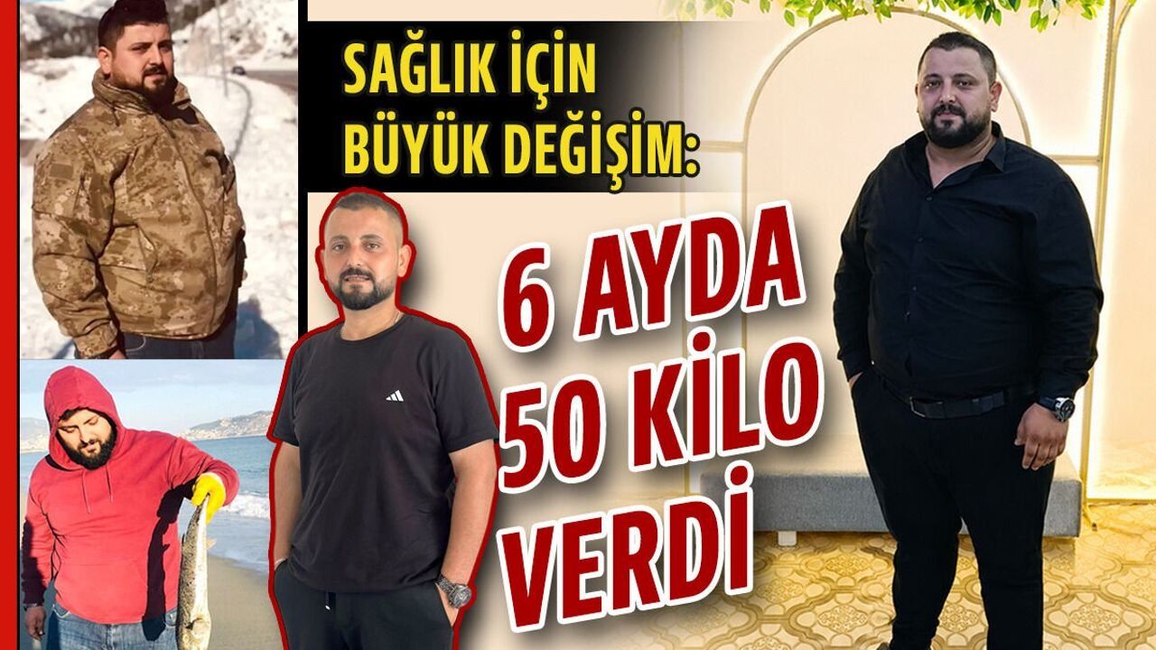 Alanyalı Batuhan Yüksel 6 ayda 50 kilo verdi