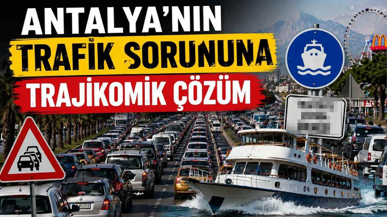 Antalya trafiğine deniz ulaşımı önerisi: ATSO'dan dikkat çeken çıkış