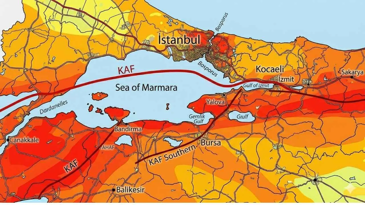 Marmara Bolgesi Kuzey Anadolu Fay Hatti