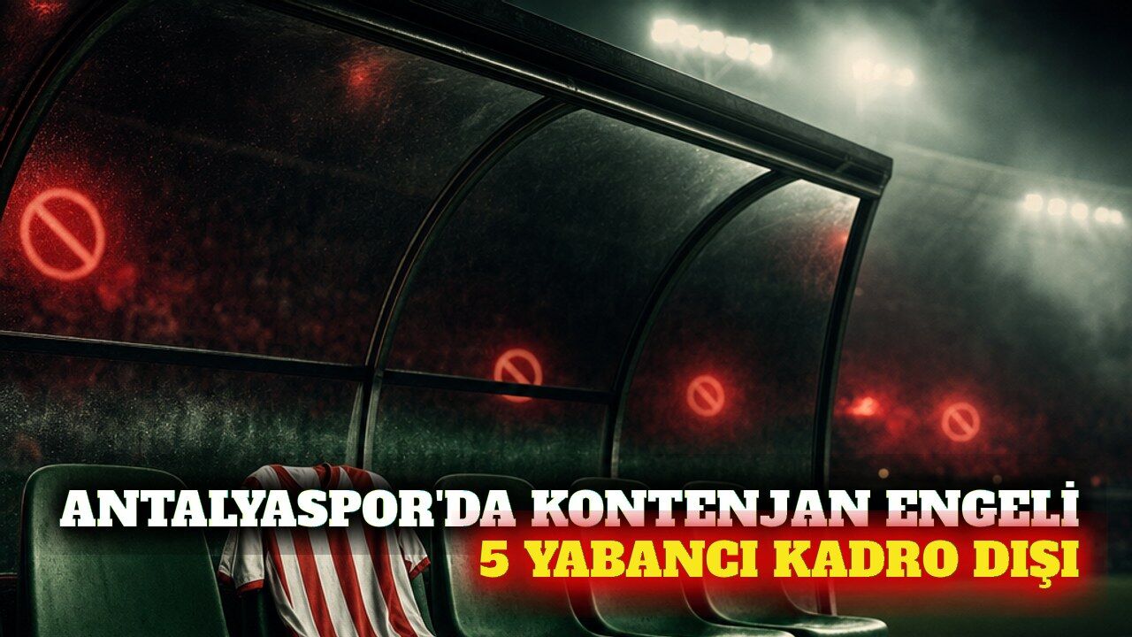 Antalyaspor'da 5 yabancı futbolcu lig kadrosuna alınmadı