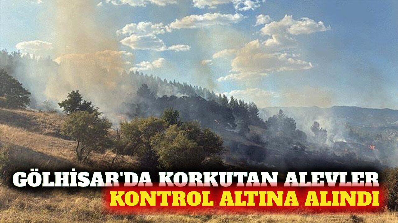Burdur Gölhisar'da orman yangını kontrol altına alındı
