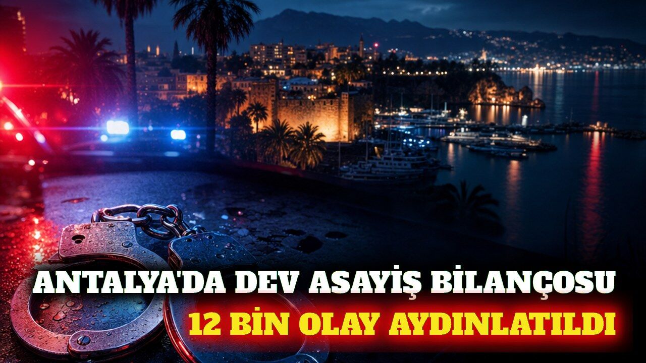 Antalya'da Ağustos ayında 12 bin asayiş olayı aydınlatıldı