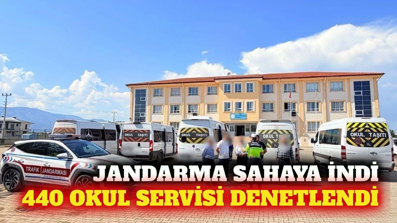 Antalya'da ilk gün 440 okul servisi denetlendi