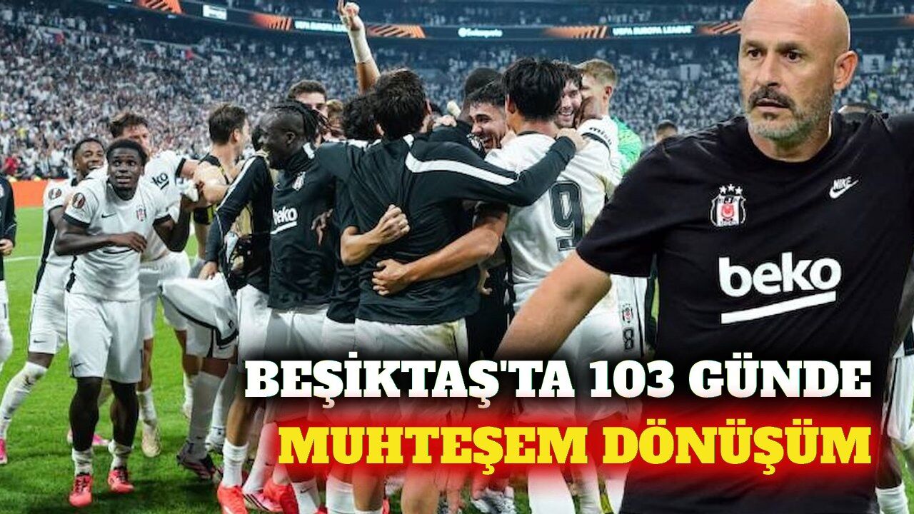 Vincenzo Italiano 103 günde Beşiktaş'ı zirveye taşıdı