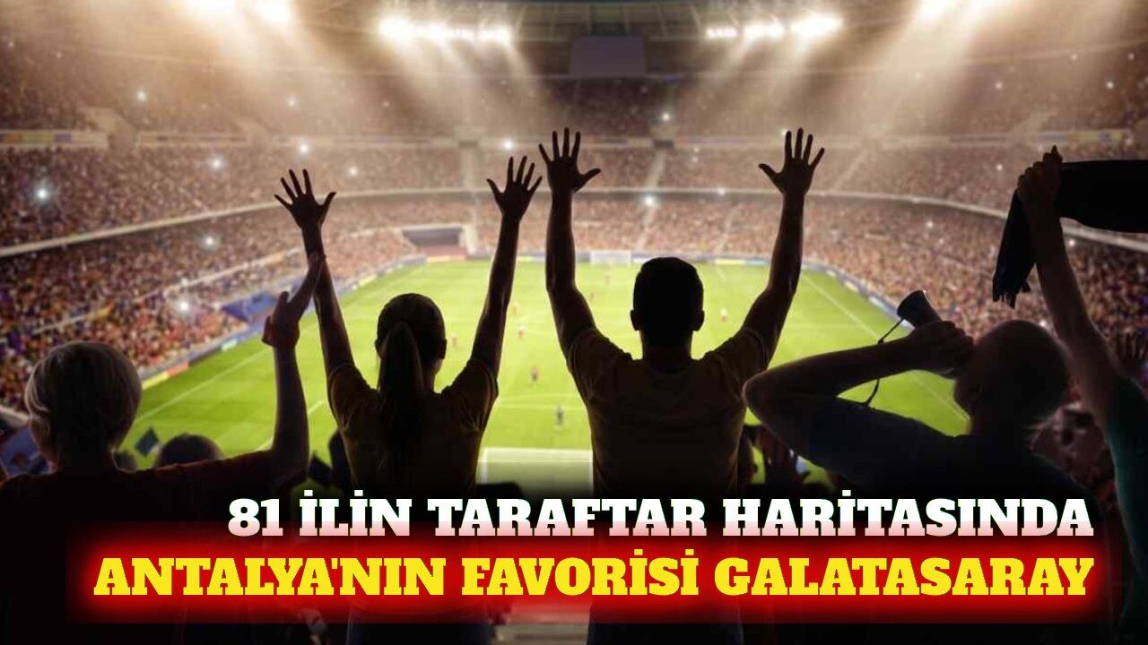 Türkiye'nin taraftar haritası: 81 ilin tuttuğu takımlar