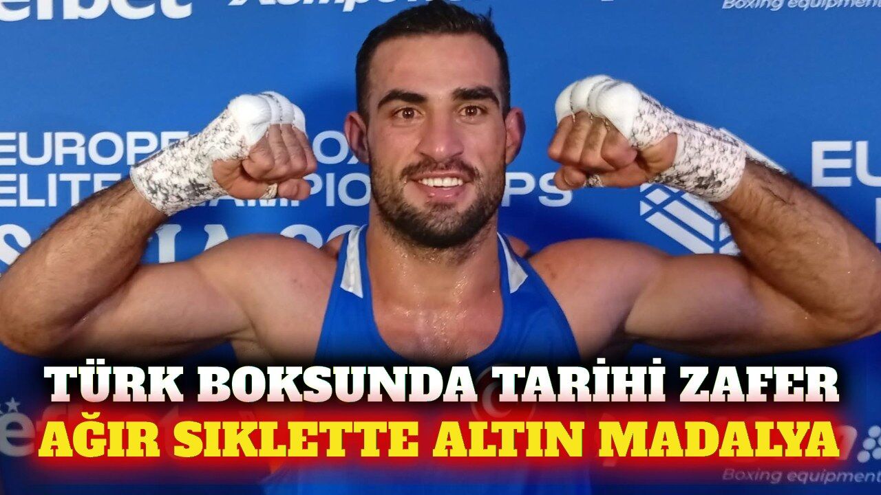 Emrah Yaşar 90 kiloda Avrupa boks şampiyonu oldu