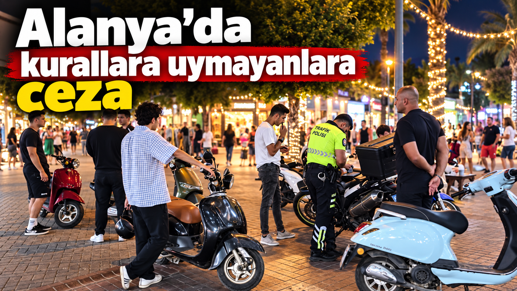 Alanya’da kurallara uymayanlara ceza