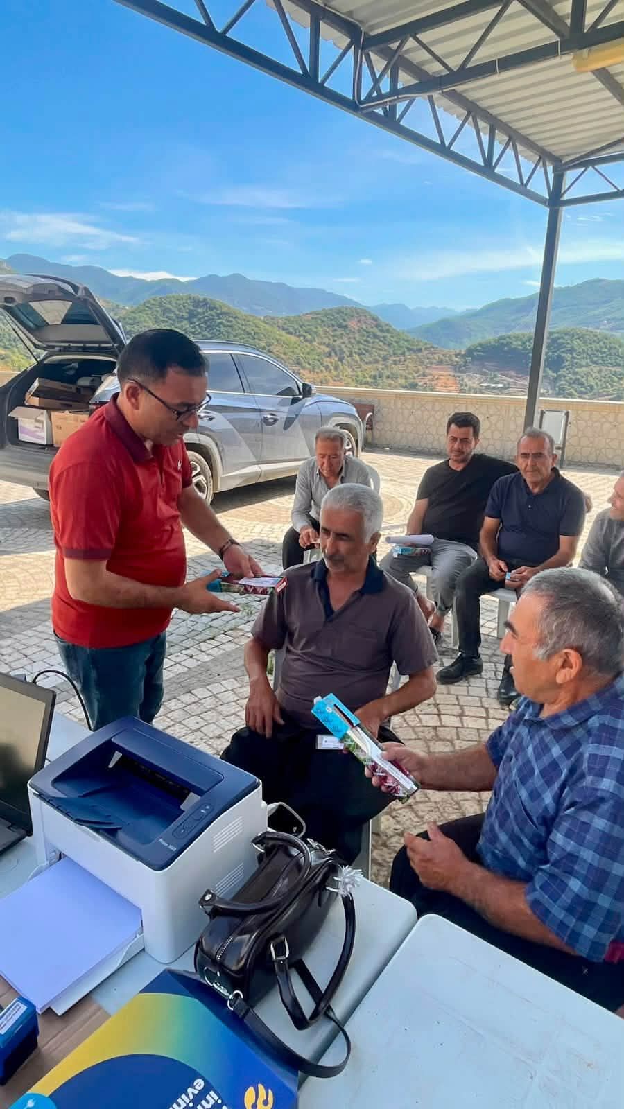 Alanya Ziraat Odası yerinde ÇKS hizmeti