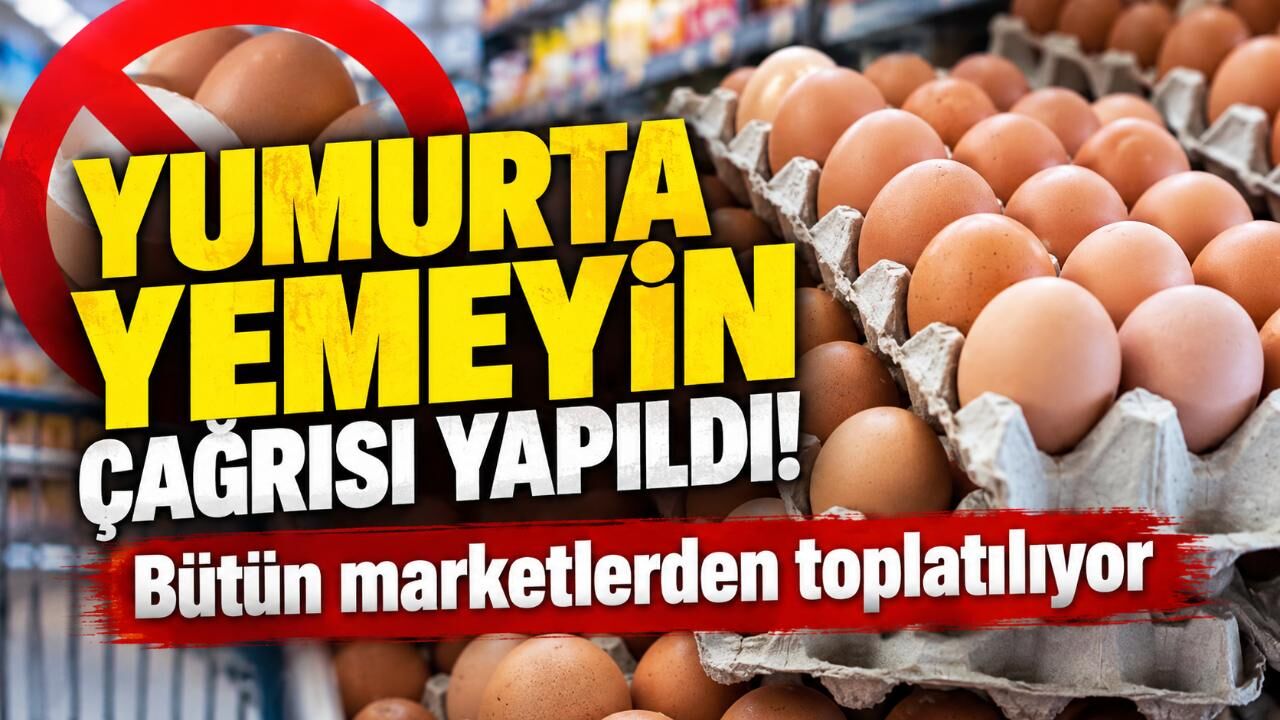 Yumurta yemeyin çağrısı yapıldı! Bütün marketlerden toplatılıyor