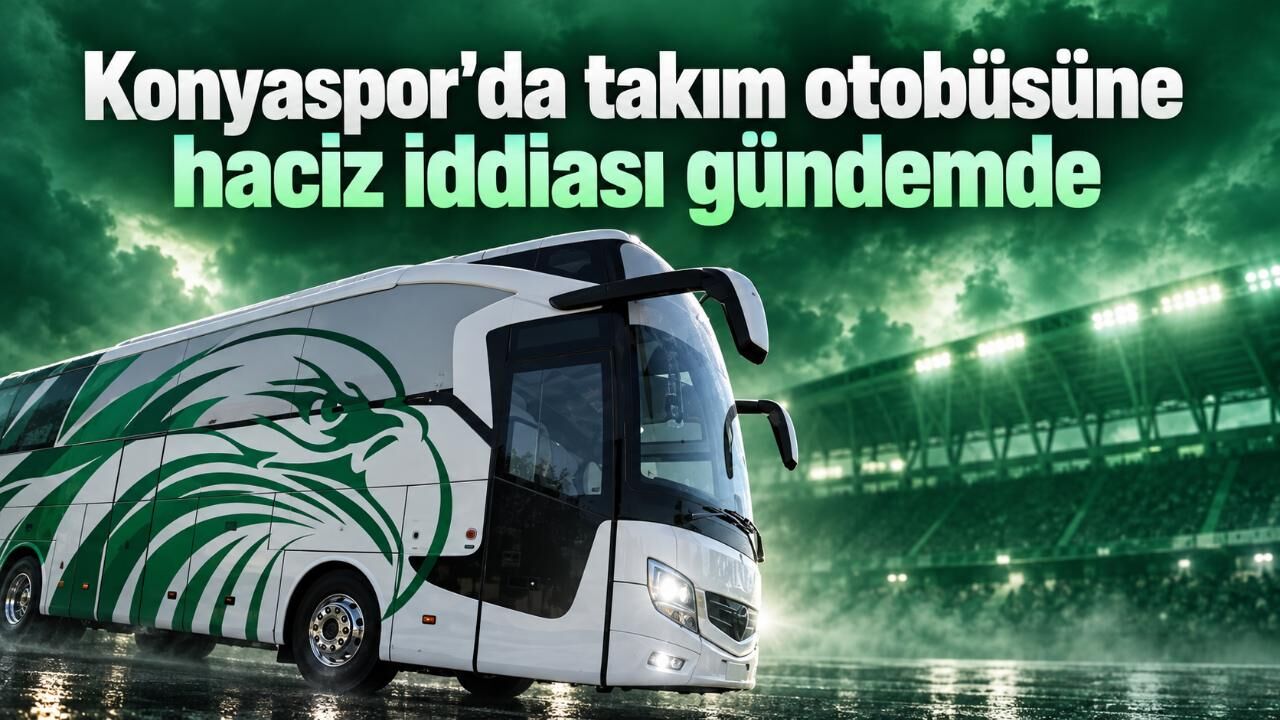 Konyaspor'da takım otobüsüne haciz iddiası gündemde