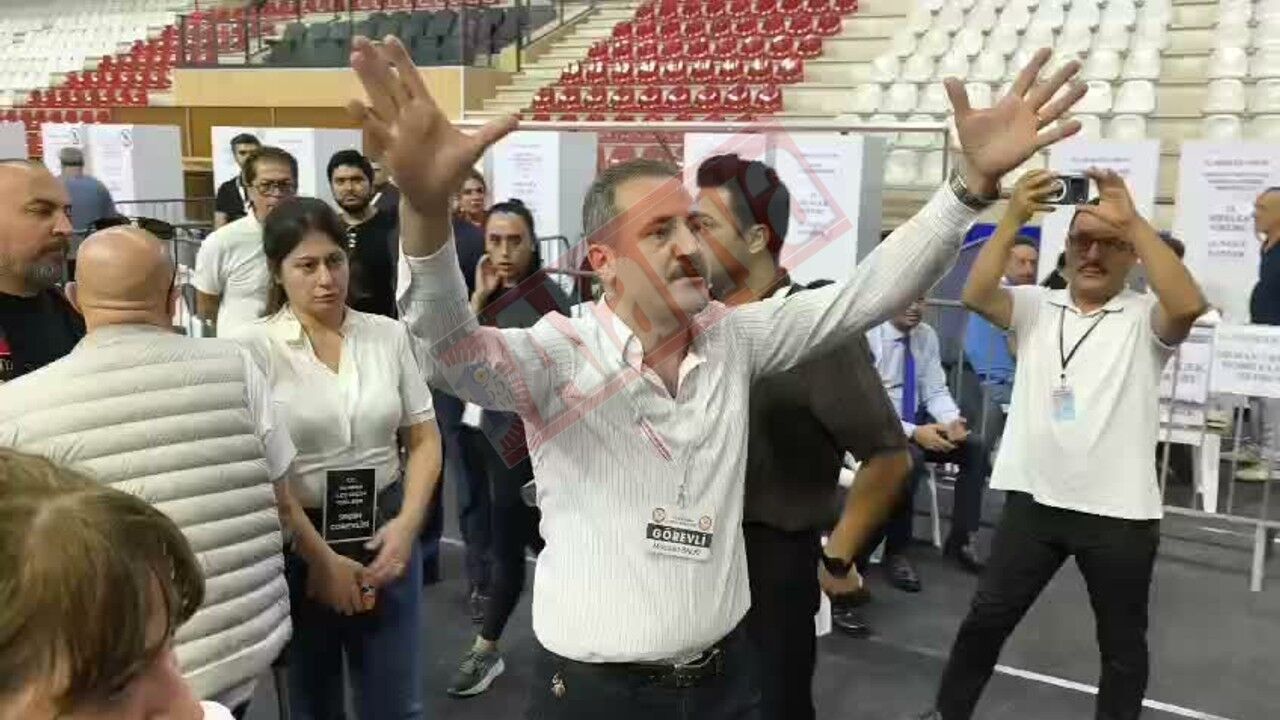 ALTSO seçim salonunda yaşanan gerginlik