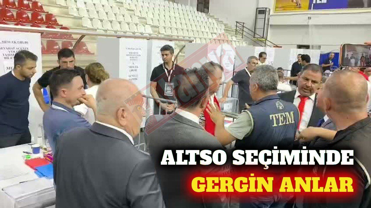 ALTSO seçiminde gerginlik: Oy kullanma işlemi yenilendi