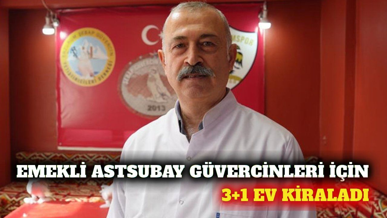 Erzurum'da emekli astsubay güvercinleri için ev kiraladı