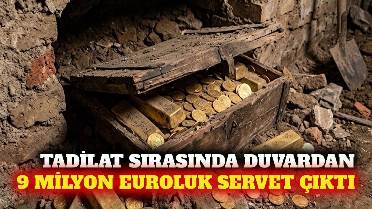 Belçika'da tadilatta 9 milyon euroluk altın bulundu