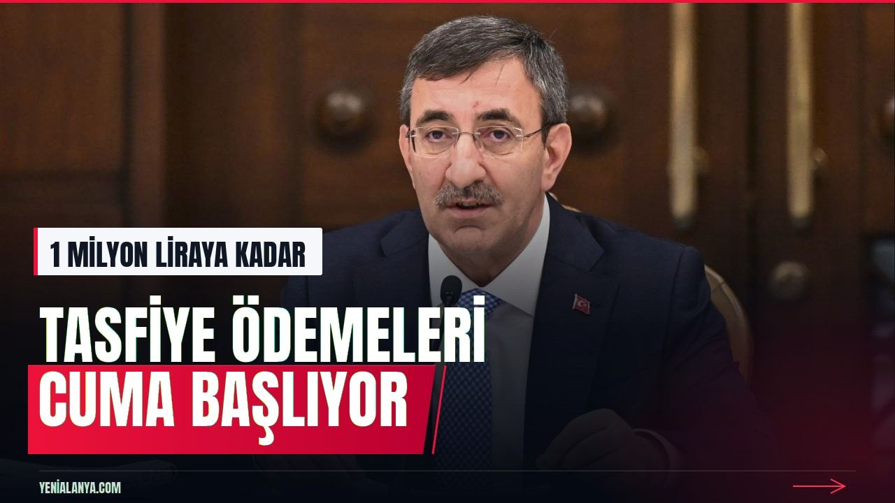1 milyon liraya kadar tasfiye ödemeleri cuma günü başlıyor