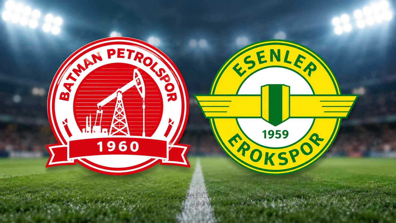 Batman Petrolspor-Esenler Erokspor maçı bugün! Saat kaçta, hangi kanalda?