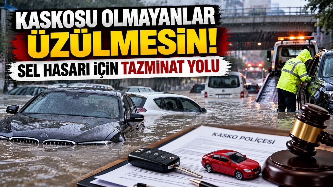 Kaskosu olmayan araç sahiplerine tazminat fırsatı! Selde zarar görenler ne yapmalı?